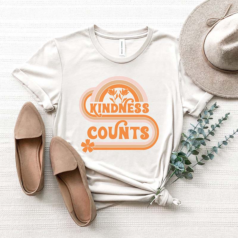 Retro Kindness Counts T-Shirt