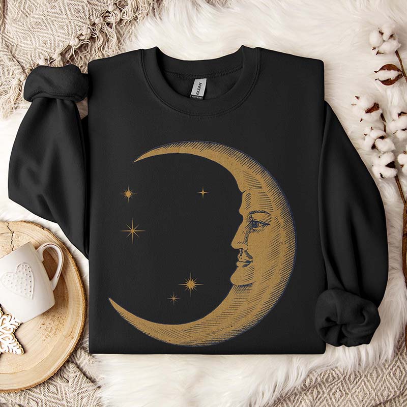 Boho Moon Goth Sweatshirt