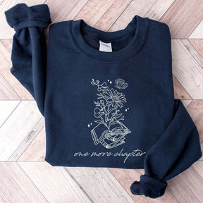 One More Chapter Floral Book Sweatshirt