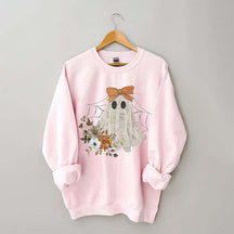 Halloween Lace Ghost Sweatshirt