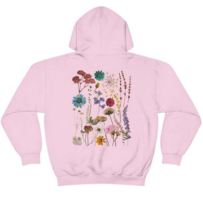 Vintage Pressed Girls Floral Hoodie