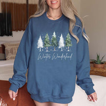 Winter Wonderland Pine Tree Sweatshirt