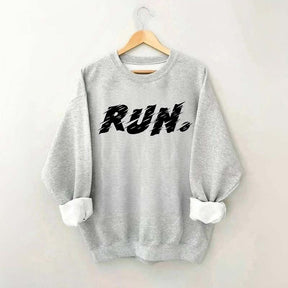 Marathon Runner Gym Workout Sweatshirt