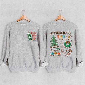 Retro Religious Christmas Sublimation Sweatshirt