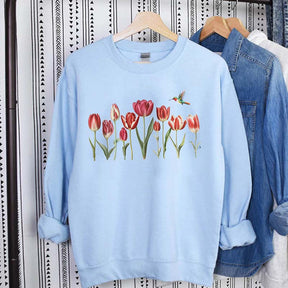 Tulip Lover Minimalist Sweatshirt