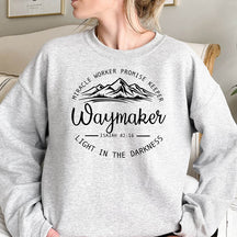 Waymaker Faith Bible Verse Sweatshirt