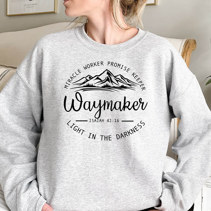 Waymaker Faith Bible Verse Sweatshirt