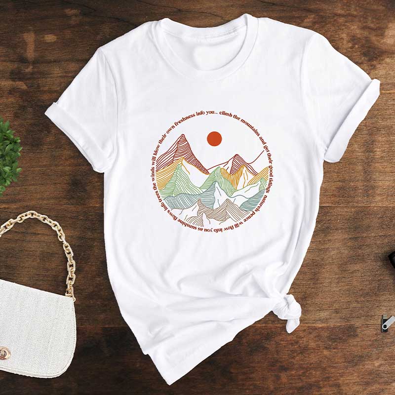 Mountains Outdoor Wanderlust Explore More T-Shirt