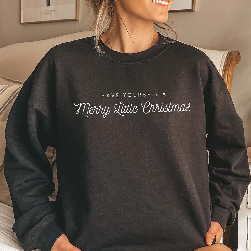 Merry Christmas Minimal Sweatshirt