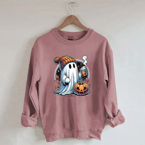 Cute Ghost Halloween Sweatshirt