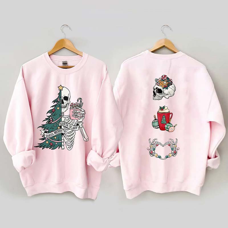 Sorta Merry Sorta Scary Christmas Sweatshirt