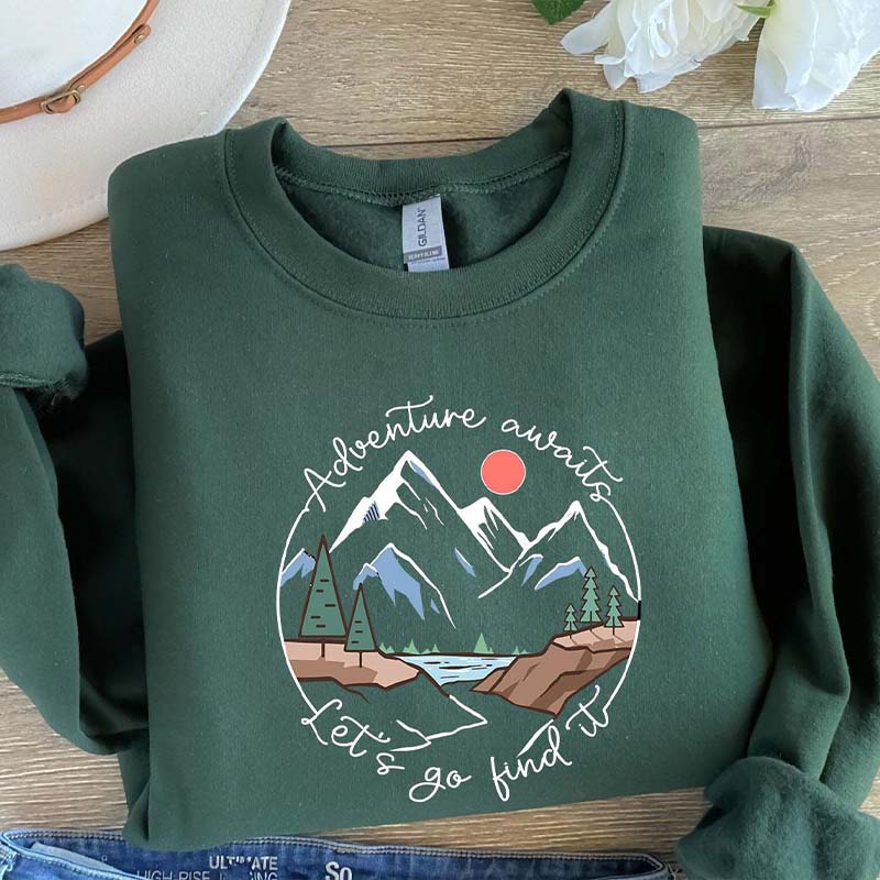 Adventure Awaits Let's Go Find It Sweatshirt