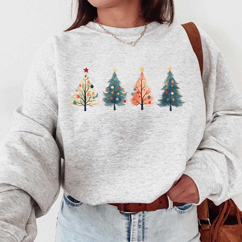 Green Tree Christmas Holiday Sweatshirt