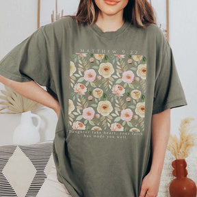 Boho Christian Summer Wildflowers T-Shirt