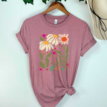 Wildflower Ladies Gift Floral T-Shirt