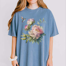 Peonies Gardening Floral T-Shirt