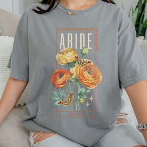 Bible Verse Worship Flowers T-Shirt