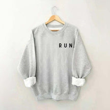 Minimalist Running Marathon Runner Sweatshirt