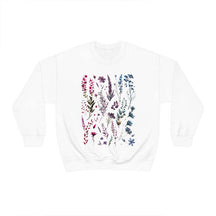 Boho Pink Floral Wildflowers Sweatshirt