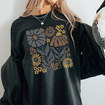 Boho Flower Neutral Lover Plant T-Shirt