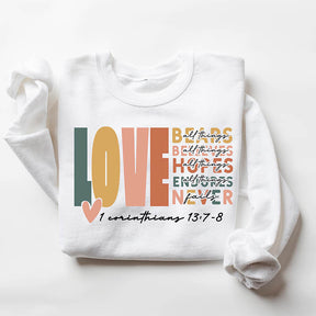 Boho Inspirational Church Bible Verse Sweatshirt