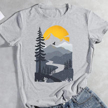 Hiking Landscape Hiking T-Shirt