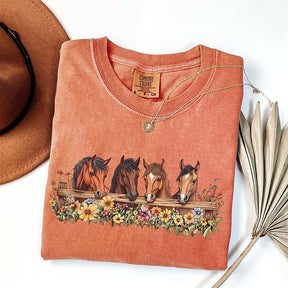 Western Horse Ranch Girl T-Shirt