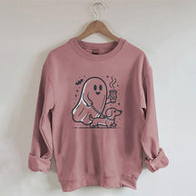 Halloween Ghost Dog Sweatshirt