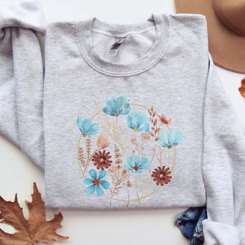 Botanical Flowers Lover Sweatshirt