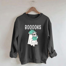 Booooks Halloween Reading Sweatshirt