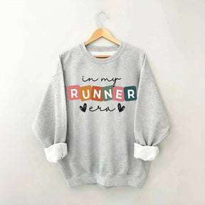 In My Runner Era Funny Marathon Sweatshirt