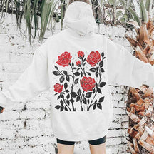 Rose Floral Hoodie