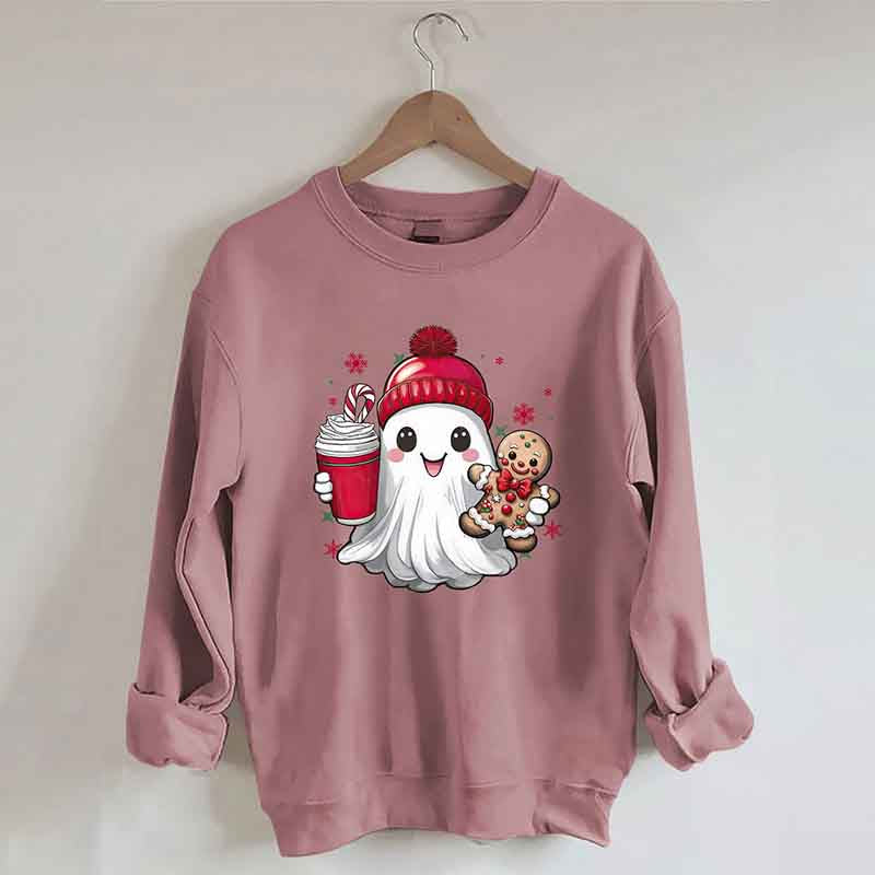 Cute Christmas Ghost Sweatshirt