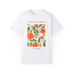 Watercolor Wild Flower Madrid T-Shirt