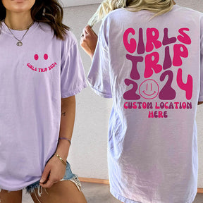 Girls Trip 2024 Smile T-Shirt