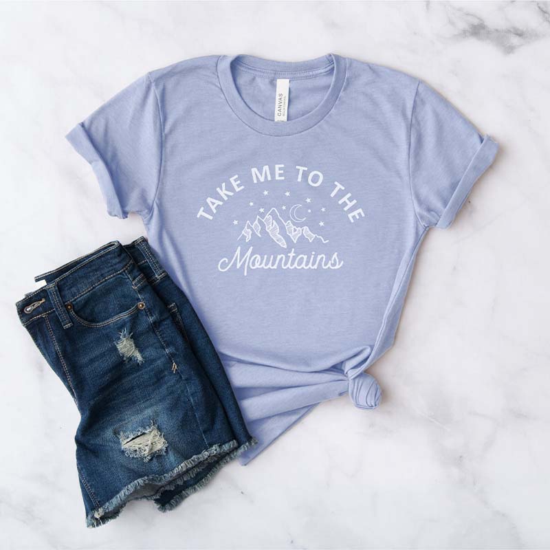 Take Me To The Mountains Hiking T-Shirt