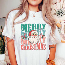 Women's Christmas Vintage Holiday T-Shirt