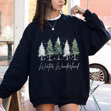 Winter Wonderland Pine Tree Sweatshirt