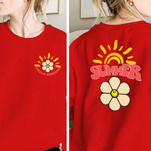 Hello Summer Floral Sweatshirt