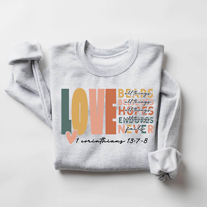 Boho Inspirational Church Bible Verse Sweatshirt