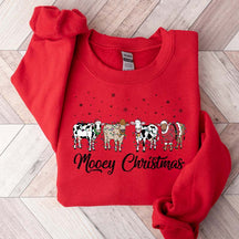 Christmas Cow Sweatshirt