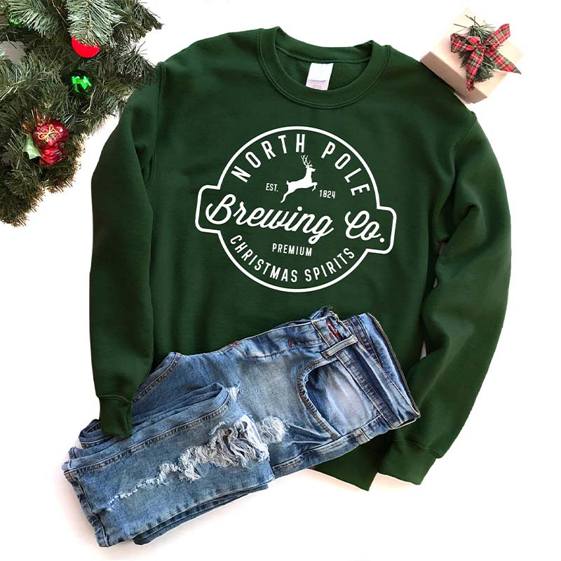 Brewing Co North Pole Christmas Sweatshirt