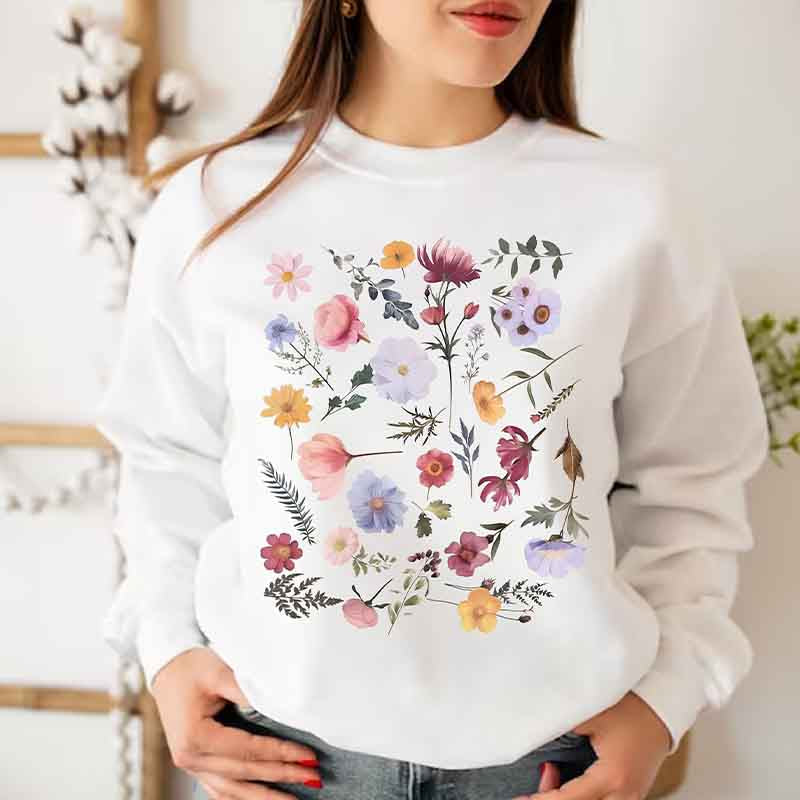 Floral Nature Wildflower Lover Sweatshirt