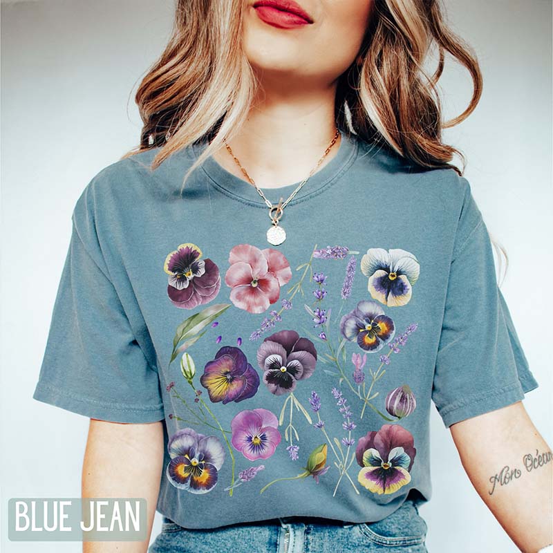 Pansy Floral T-Shirt