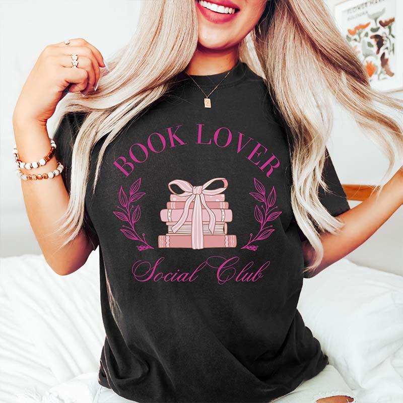 Coquette Book Club Social Bookish T-Shirt