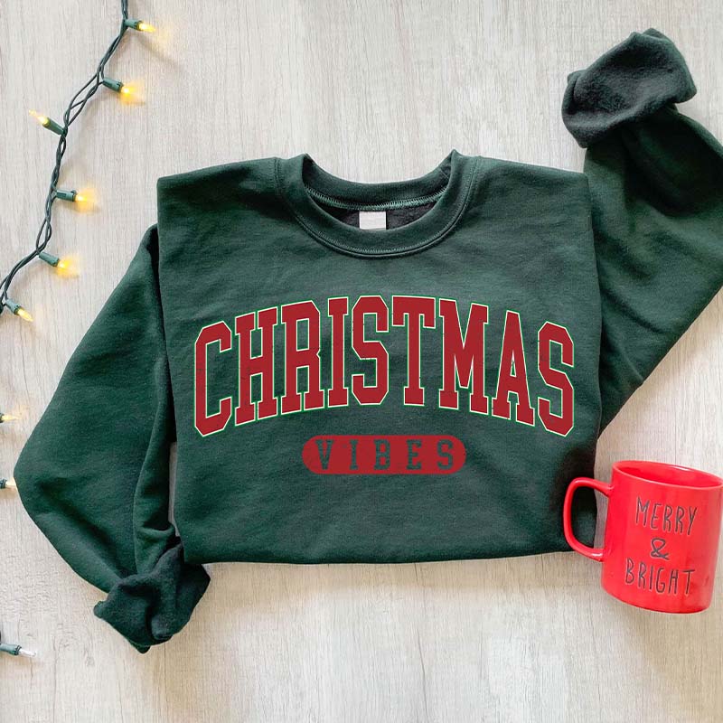 Retro Christmas Vibes Sweatshirt