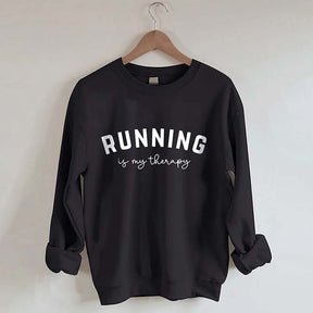 Running Is My Therapy Sweatshirt