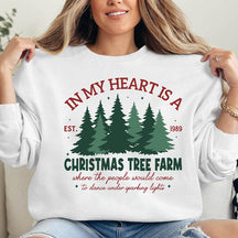 In My Heart Is A Christmas Tree Farm Sweatshirt