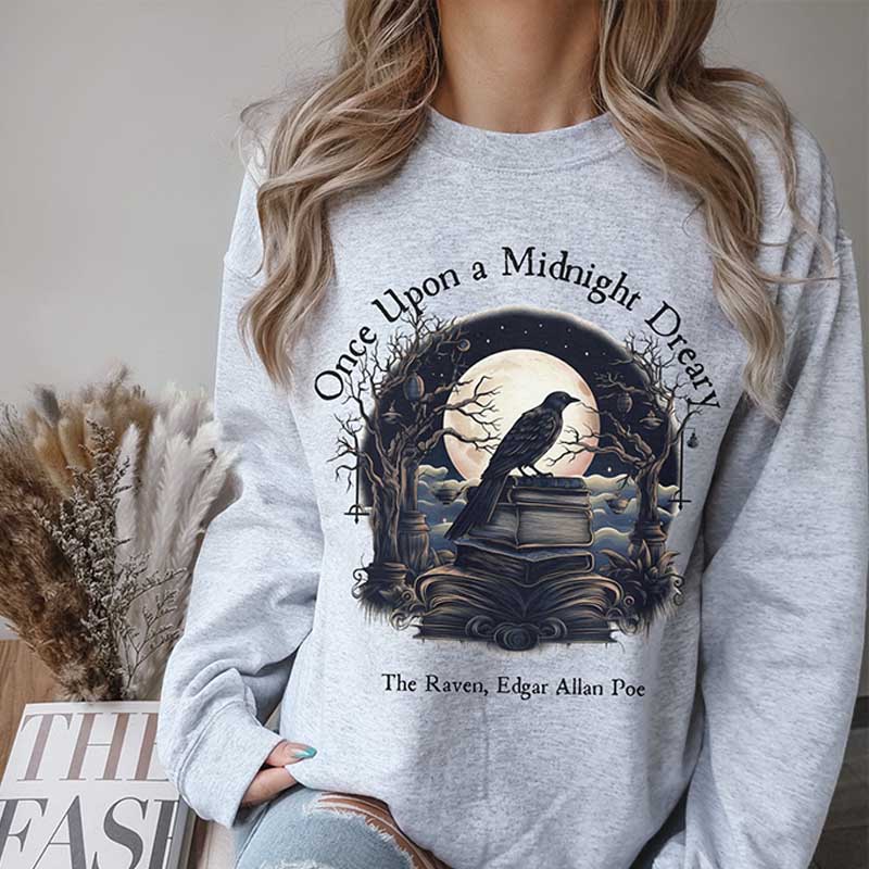 Edgar Allan Poe Bookish Poet Sweatshirt