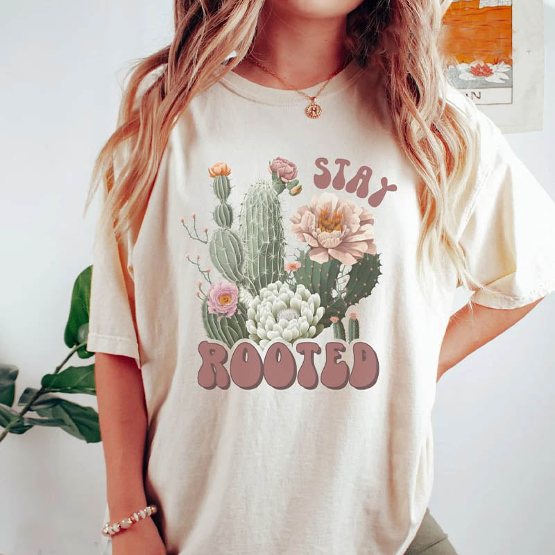 Cactus Inspirational Saying T-Shirt